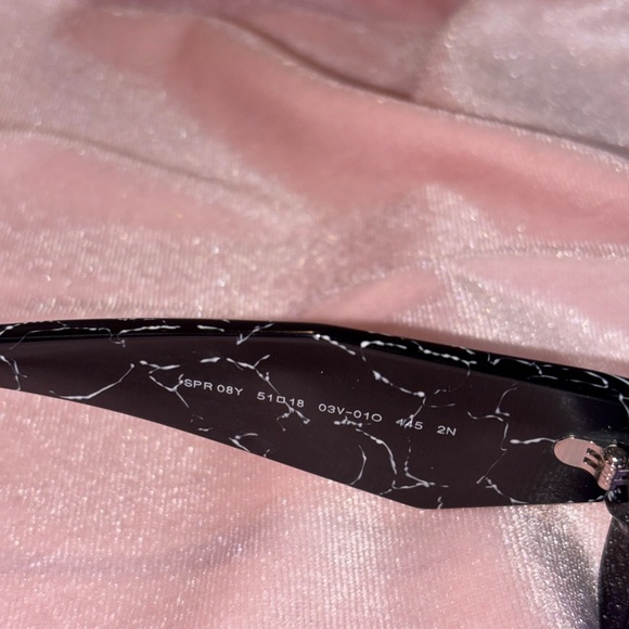 Authentic Prada PR 08YS Havana Sunglasses Tortoise with Violet Lens 🖤💜 - Picture 10 of 12